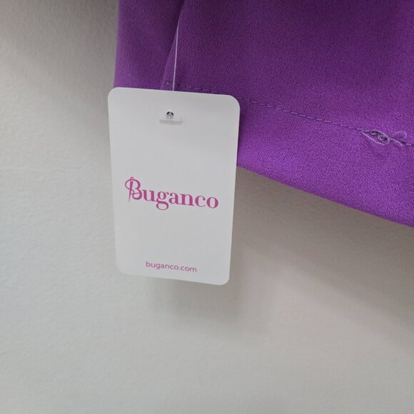 💜 Buganco Purple Two-Piece Set – Bow Accent Jacket & Trousers (NWT) - Picture 9 of 13